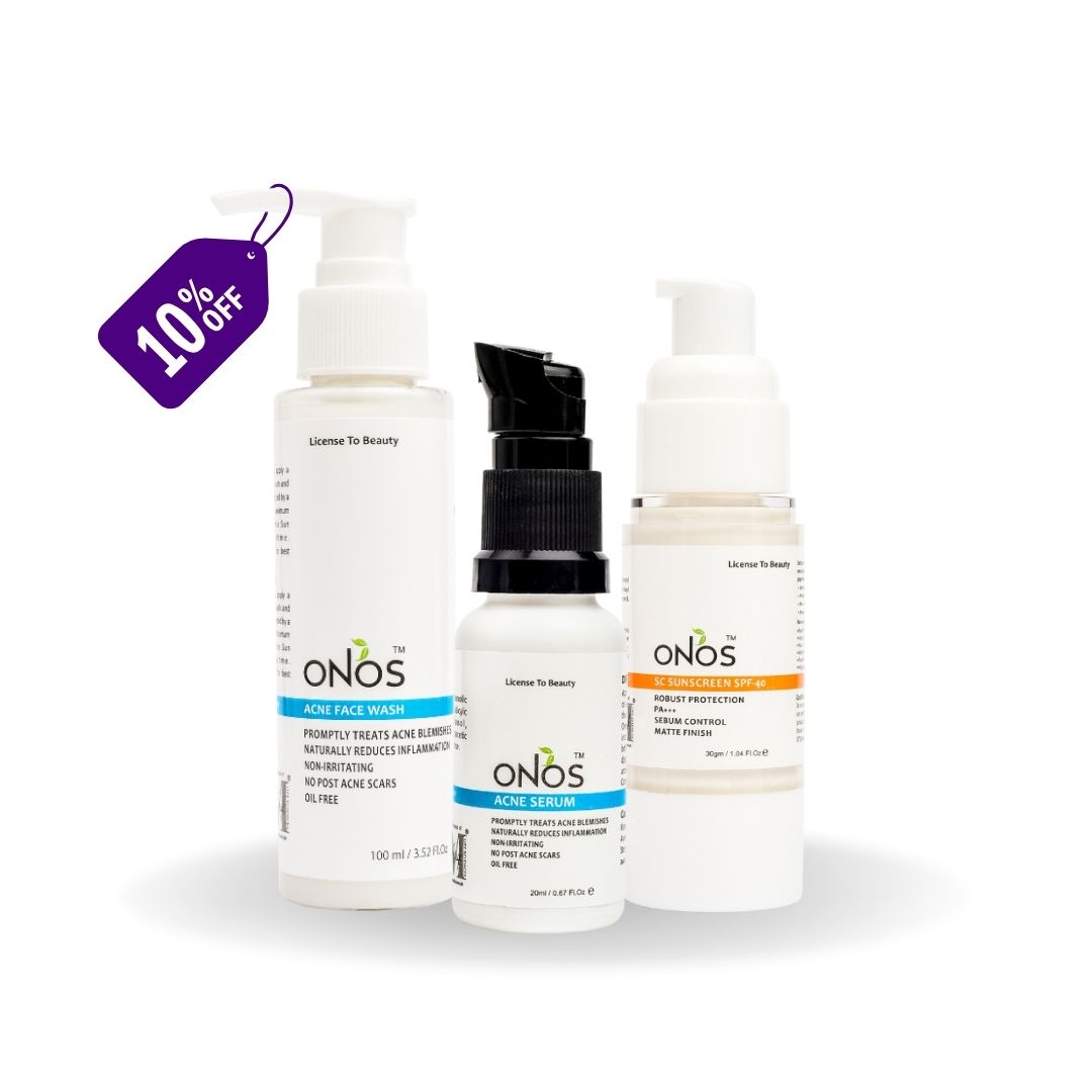 ONOS Acne Clear Starter Kit – 3 Products